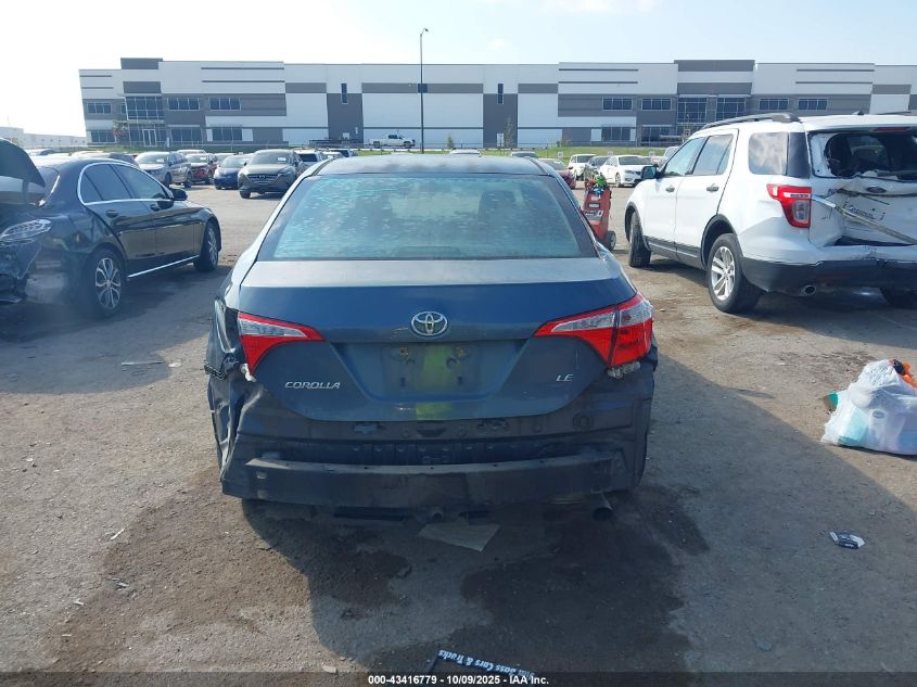 2014 Toyota Corolla Le Plus VIN: 2T1BURHE0EC098140 Lot: 43416779