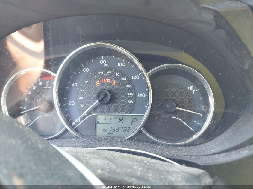 2014 Toyota Corolla Le Plus VIN: 2T1BURHE0EC098140 Lot: 43416779