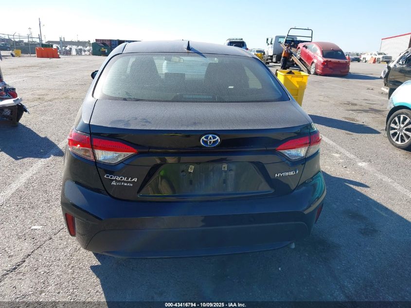 2022 Toyota Corolla Hybrid Le VIN: JTDEAMDE6NJ060804 Lot: 43416794