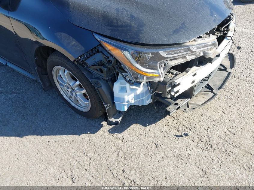 2022 Toyota Corolla Hybrid Le VIN: JTDEAMDE6NJ060804 Lot: 43416794