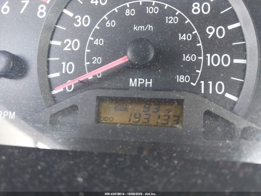 2003 Toyota Corolla Ce VIN: JTDBR32E930033107 Lot: 43416814