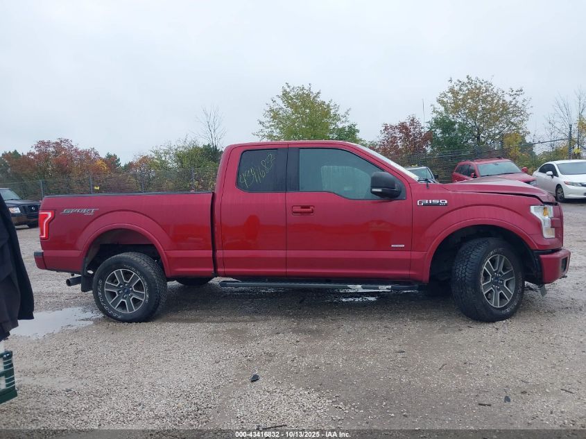 2016 Ford F-150 Xlt VIN: 1FTEX1EP3GKE67540 Lot: 43416832