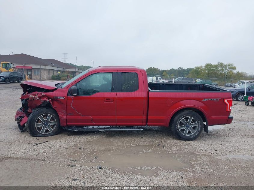 2016 Ford F-150 Xlt VIN: 1FTEX1EP3GKE67540 Lot: 43416832
