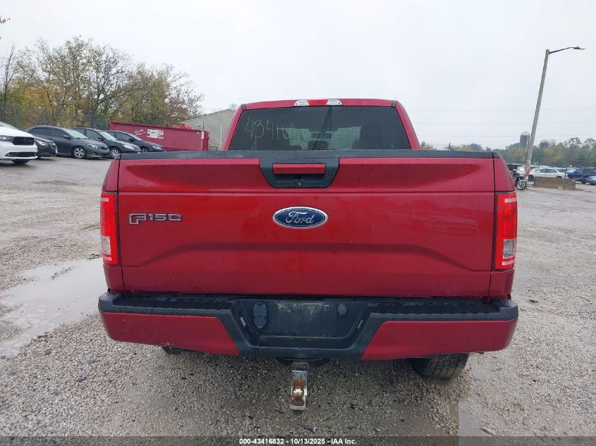2016 Ford F-150 Xlt VIN: 1FTEX1EP3GKE67540 Lot: 43416832