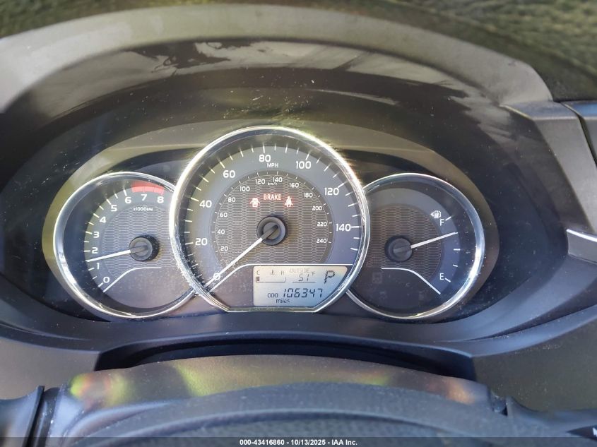 2015 Toyota Corolla Le VIN: 2T1BURHE7FC352718 Lot: 43416860