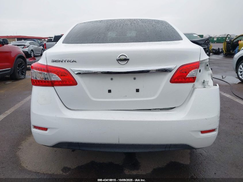 2015 Nissan Sentra S VIN: 3N1AB7AP0FY313988 Lot: 43416915