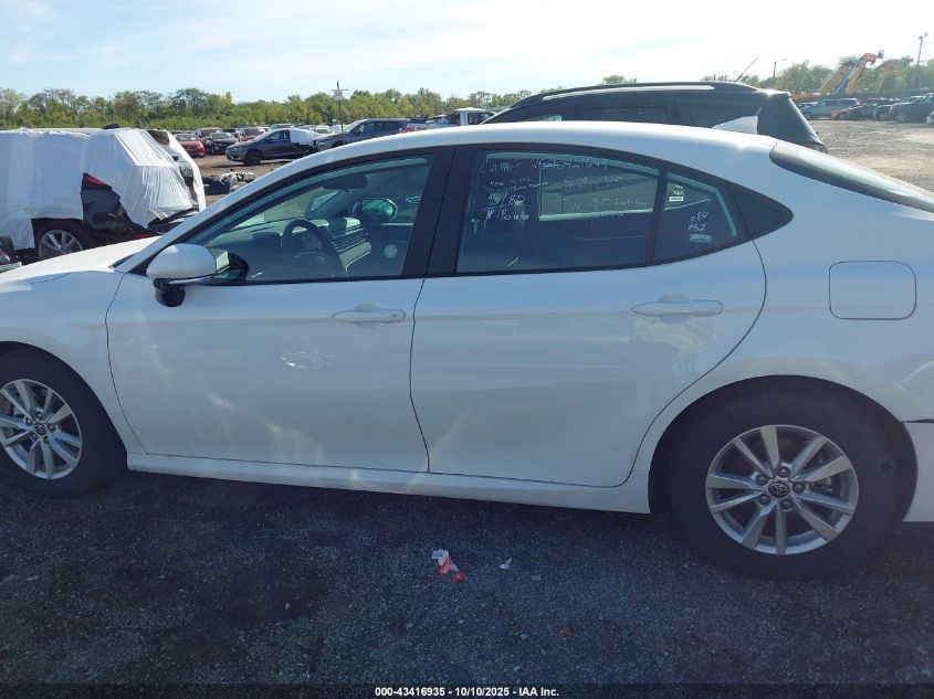 2025 Toyota Camry Le VIN: 4T1DAACK0SU129655 Lot: 43416935