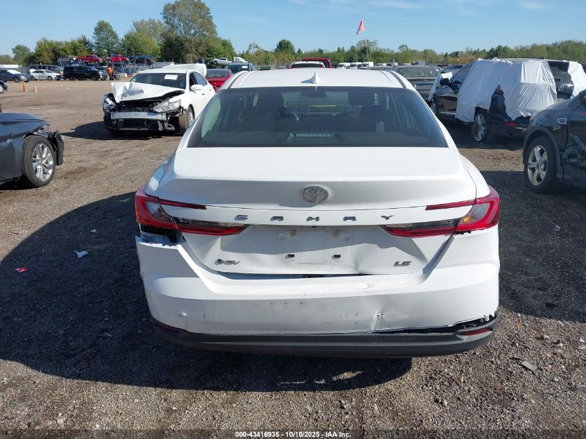2025 Toyota Camry Le VIN: 4T1DAACK0SU129655 Lot: 43416935