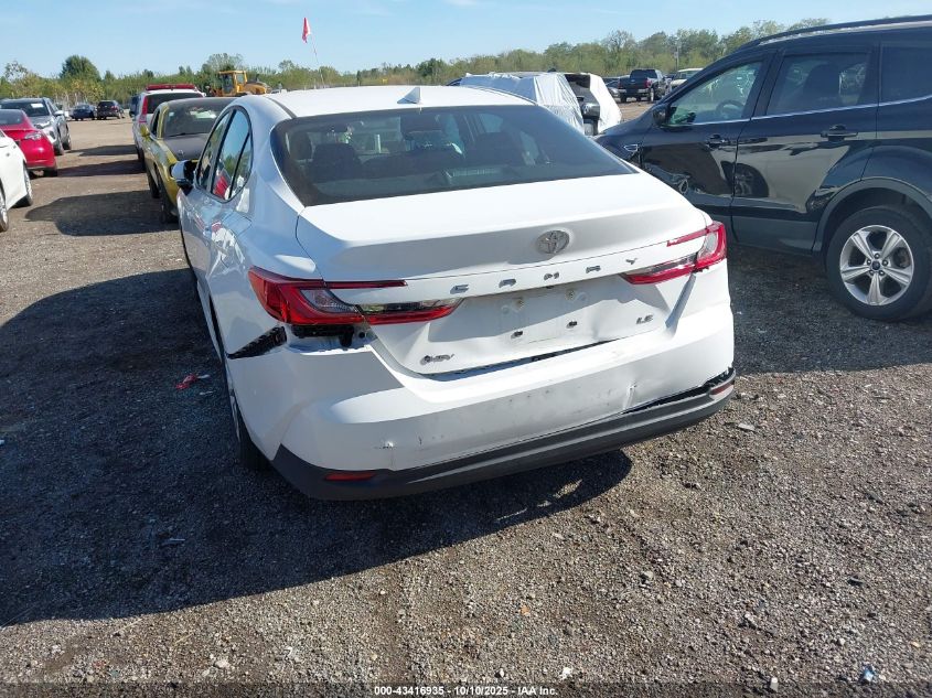 2025 Toyota Camry Le VIN: 4T1DAACK0SU129655 Lot: 43416935