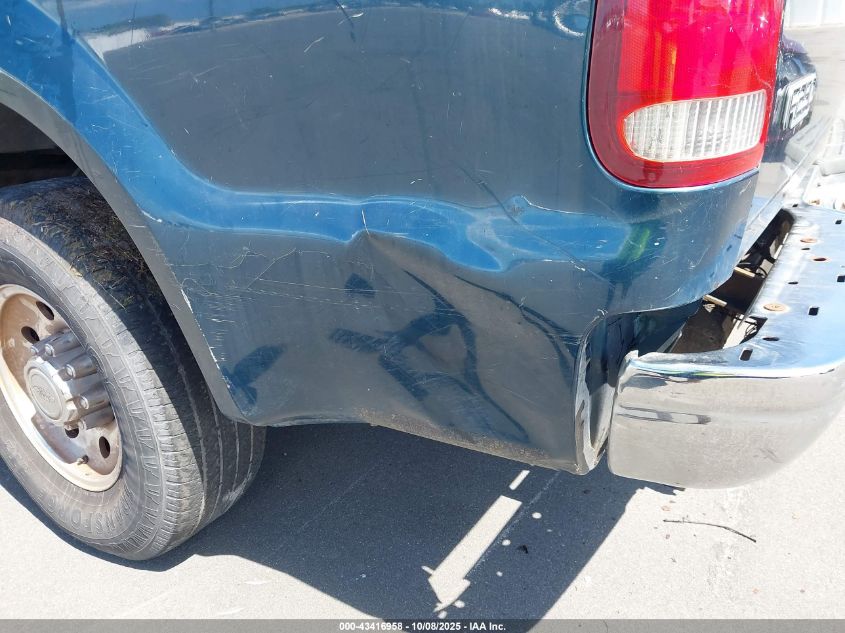 1999 Ford F-250 Lariat/Xl/Xlt VIN: 1FTNX20F2XEB95470 Lot: 43416958