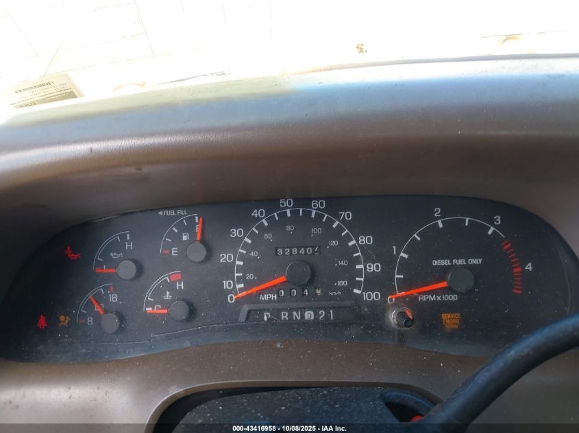 1999 Ford F-250 Lariat/Xl/Xlt VIN: 1FTNX20F2XEB95470 Lot: 43416958