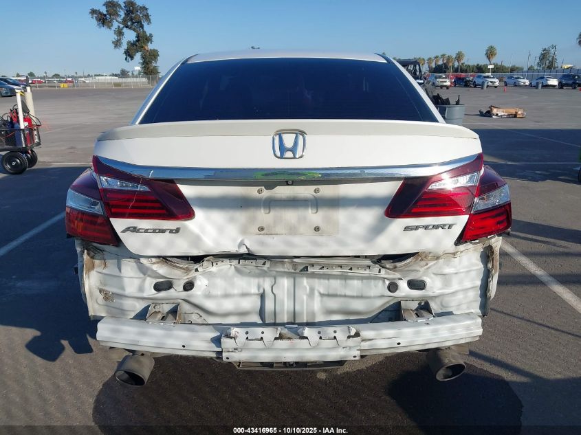 2017 Honda Accord Sport VIN: 1HGCR2F50HA073524 Lot: 43416965