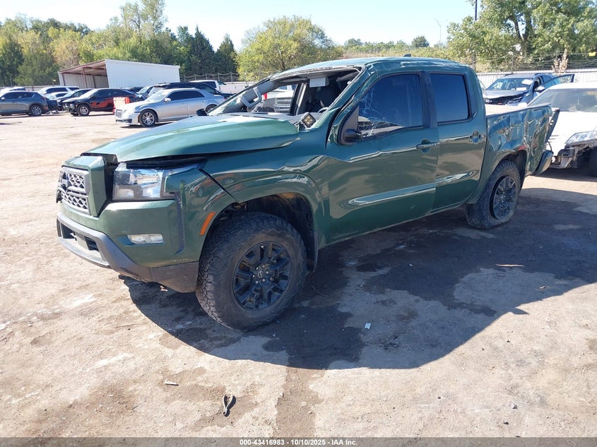 2022 Nissan Frontier Sv 4X4 1N6ED1EK3NN631293 photo #3