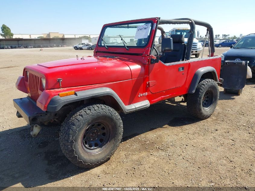 1993 Jeep Wrangler / Yj S VIN: 1J4FY19P0PP210067 Lot: 43417007