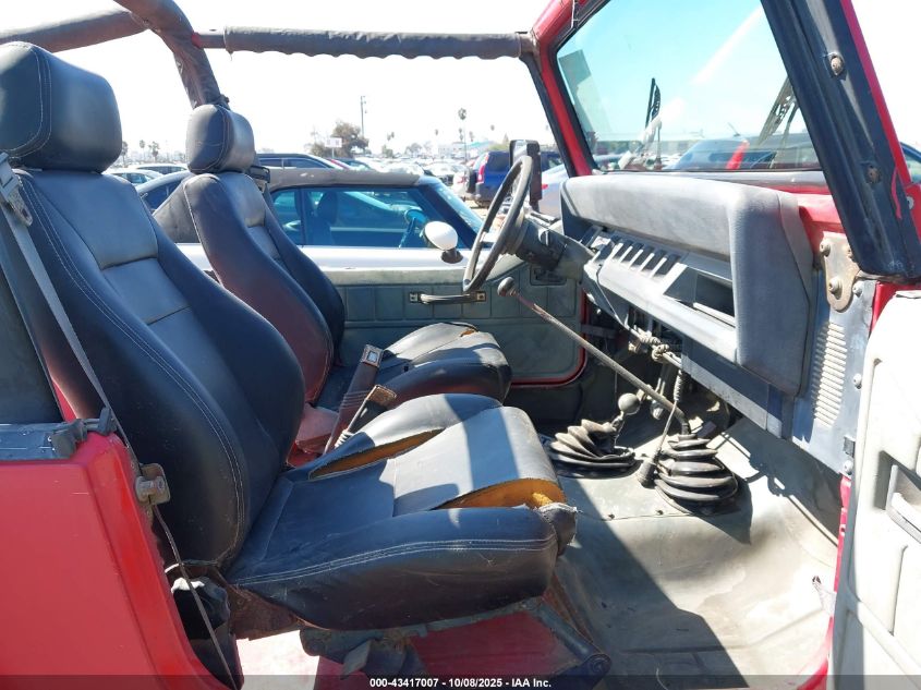 1993 Jeep Wrangler / Yj S VIN: 1J4FY19P0PP210067 Lot: 43417007