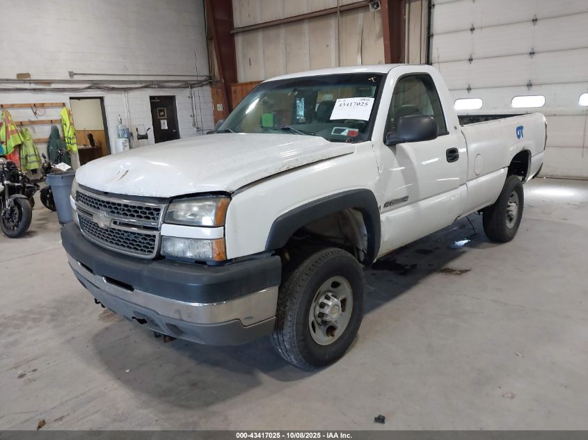 2005 Chevrolet Silverado 2500Hd Work Truck VIN: 1GCHK24U25E324941 Lot: 43417025