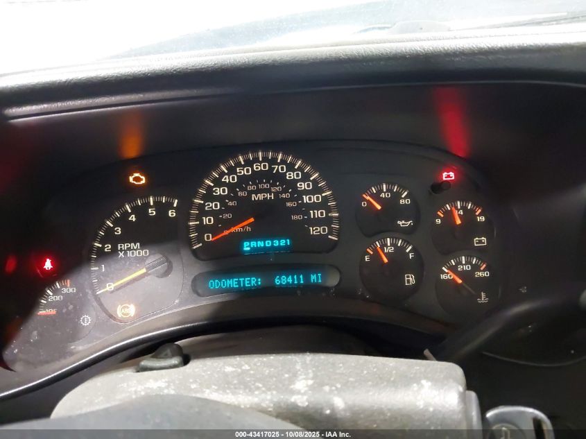 2005 Chevrolet Silverado 2500Hd Work Truck VIN: 1GCHK24U25E324941 Lot: 43417025