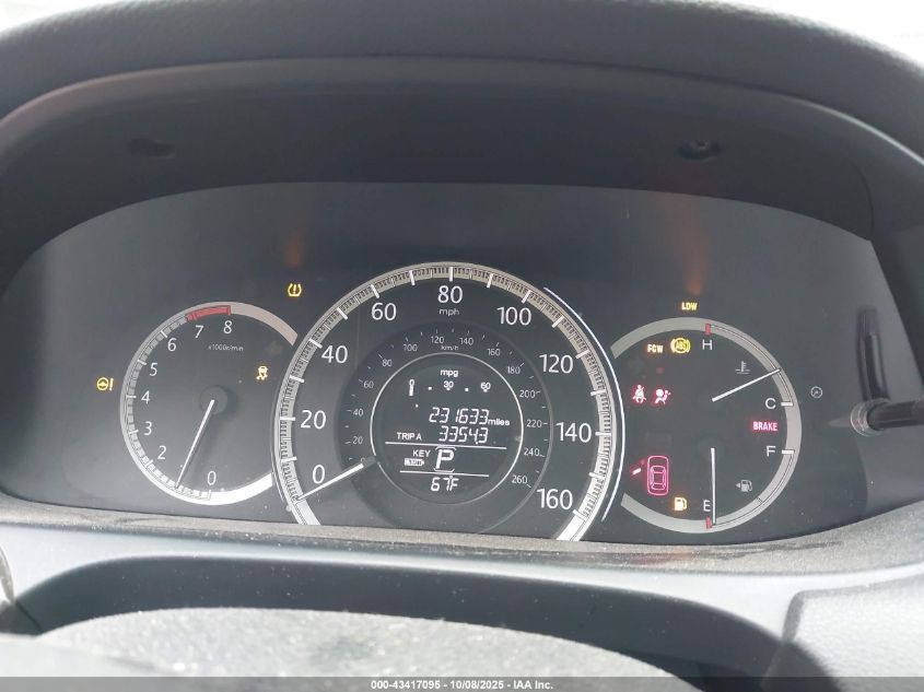 2014 Honda Accord Ex-L VIN: 1HGCR2F87EA260880 Lot: 43417095