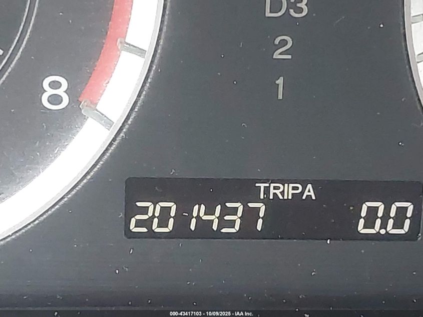 2009 Honda Accord 2.4 Lx-S VIN: 1HGCS12379A005600 Lot: 43417103