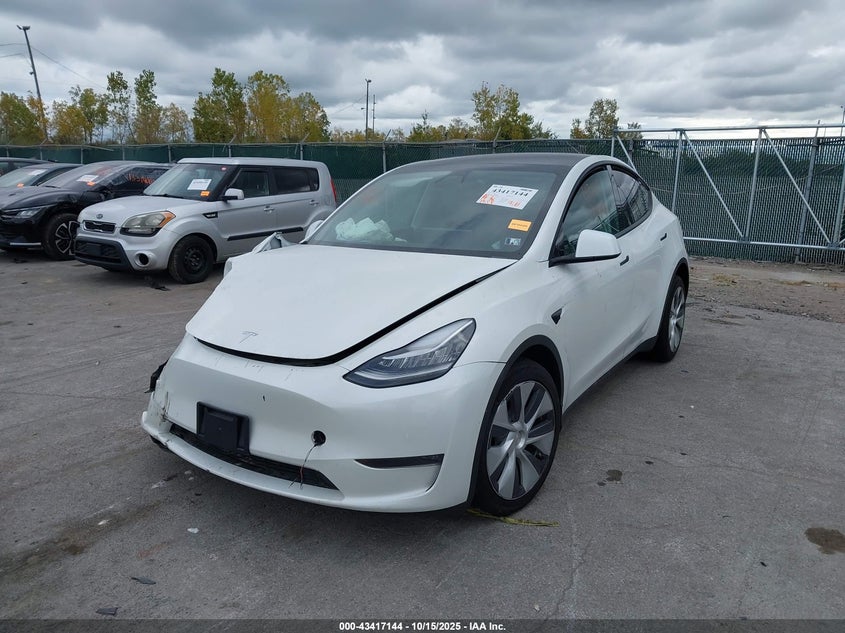 5YJYGDEE6MF298085 2021 TESLA MODEL Y photo no. 2