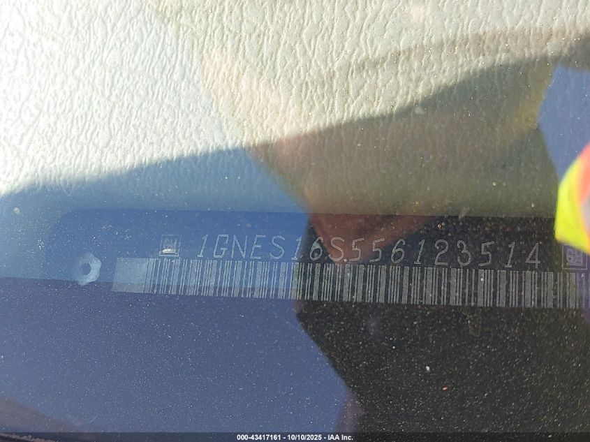 2005 Chevrolet Trailblazer Ext Ls VIN: 1GNES16S556123514 Lot: 43417161