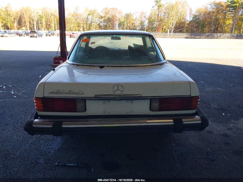 1979 Mercedes-Benz 450Slc VIN: 10702412027289 Lot: 43417214