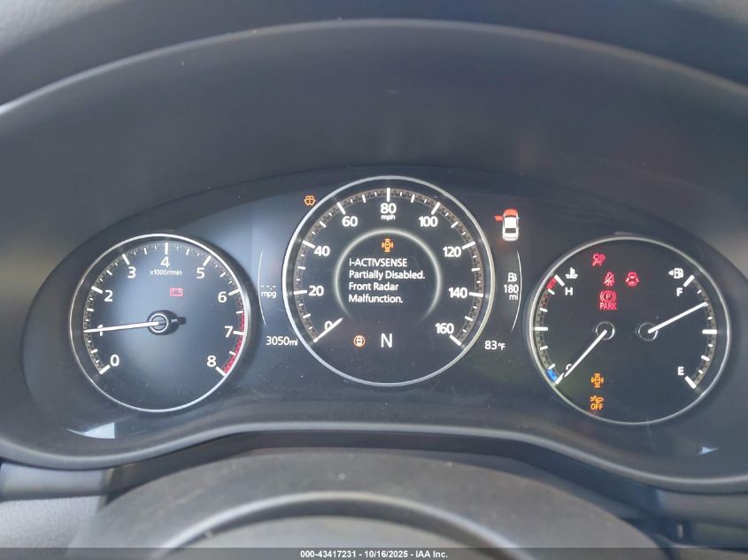 2025 Mazda Mazda3 VIN: JM1BPACMXS1769725 Lot: 43417231