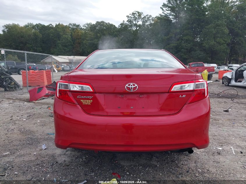 2013 Toyota Camry Le VIN: 4T1BF1FK1DU694648 Lot: 43417258