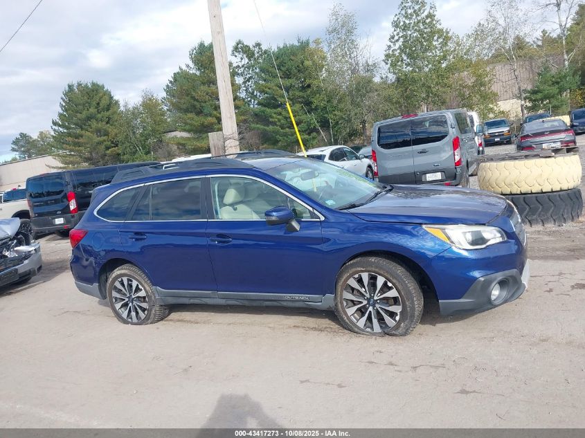 2015 Subaru Outback 2.5I Limited VIN: 4S4BSANC4F3224063 Lot: 43417273