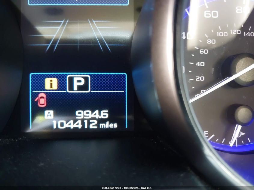 2015 Subaru Outback 2.5I Limited VIN: 4S4BSANC4F3224063 Lot: 43417273