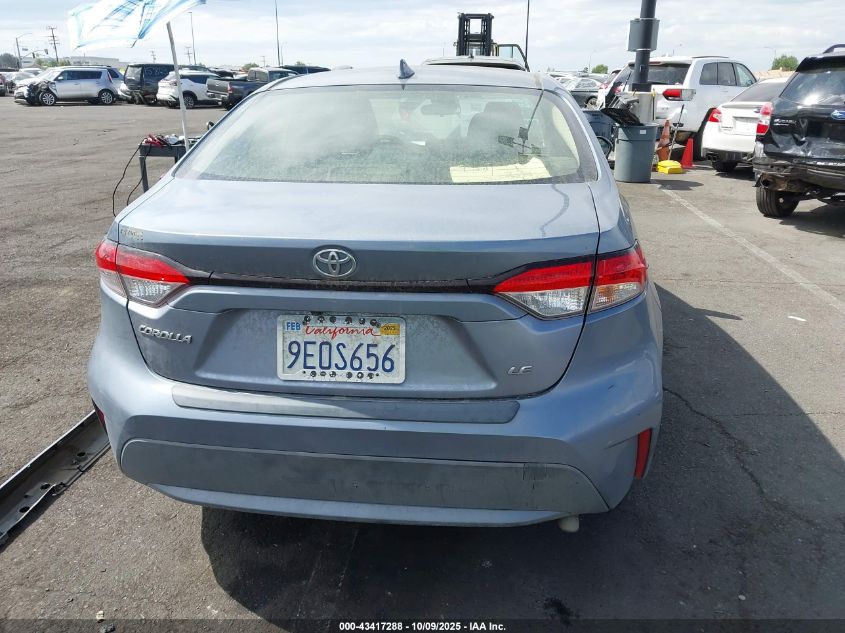 2020 Toyota Corolla Le VIN: JTDEPRAE3LJ099525 Lot: 43417288