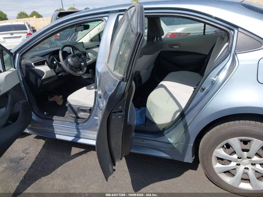 2020 Toyota Corolla Le VIN: JTDEPRAE3LJ099525 Lot: 43417288