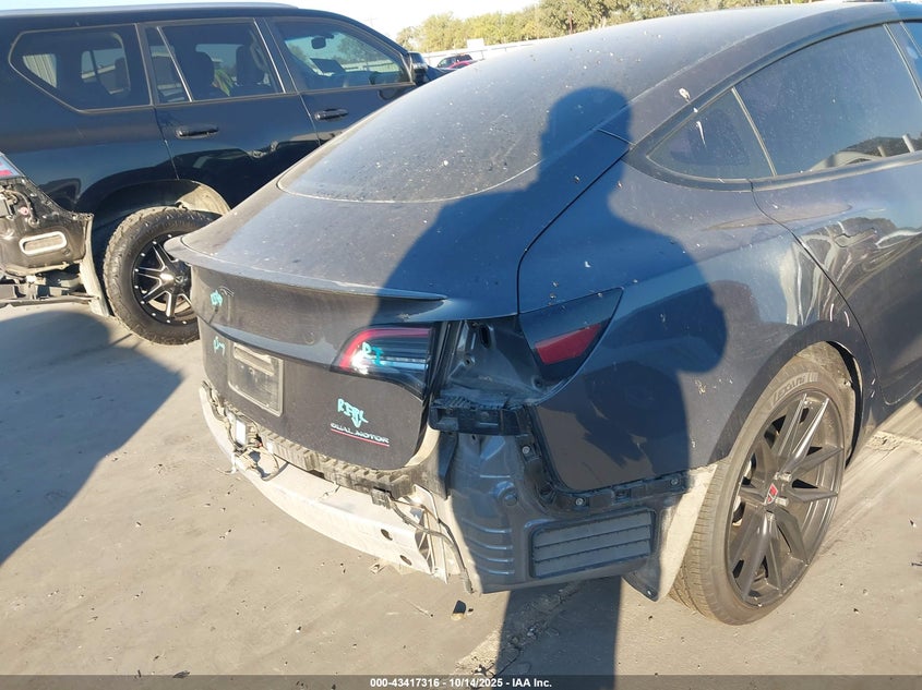2022 Tesla Model 3 Performance Dual Motor All-Wheel Drive VIN: 5YJ3E1EC3NF203044 Lot: 43417316
