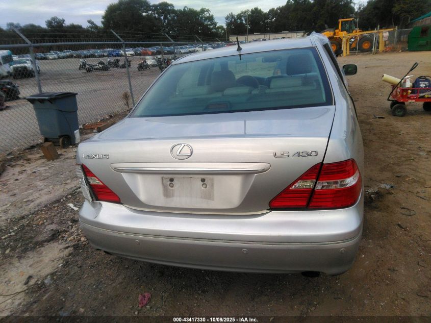 2006 Lexus Ls 430 VIN: JTHBN36FX65036702 Lot: 43417330