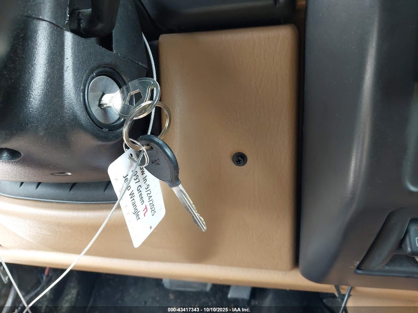 1997 Jeep Wrangler Sahara VIN: 1J4FY49SXVP476814 Lot: 43417343