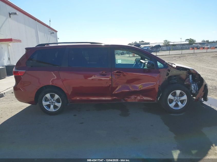 2020 Toyota Sienna Le VIN: 5TDKZ3DCXLS022674 Lot: 43417347
