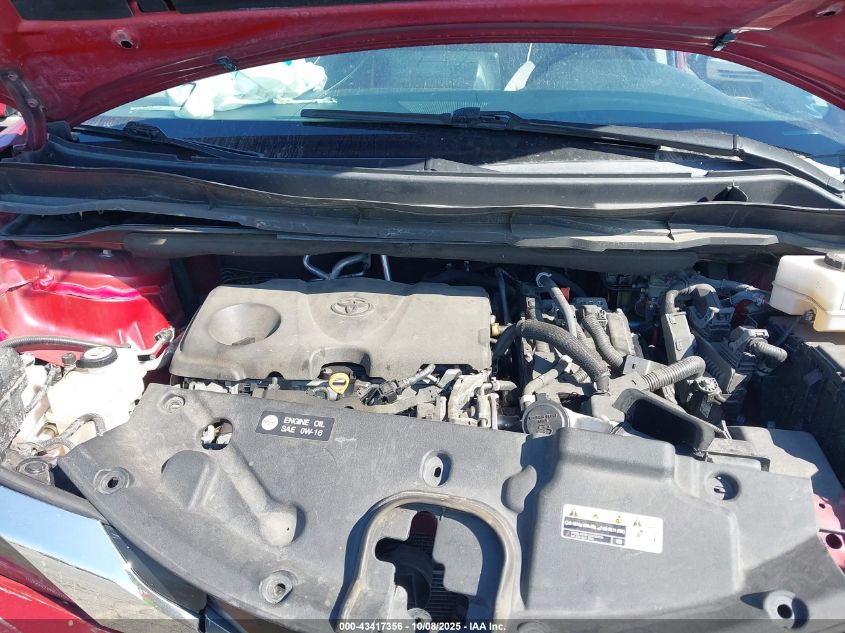 2021 Toyota Sienna Le VIN: 5TDKRKEC5MS016128 Lot: 43417356