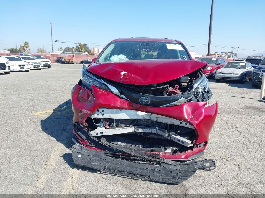 2021 Toyota Sienna Le VIN: 5TDKRKEC5MS016128 Lot: 43417356