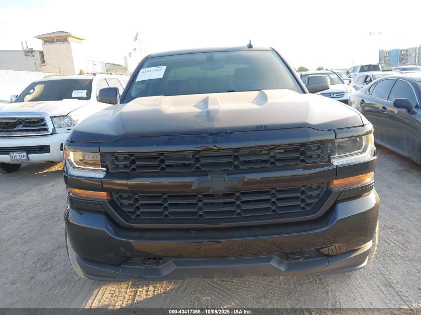 2018 Chevrolet Silverado 1500 Custom VIN: 3GCPCPEC8JG358400 Lot: 43417365