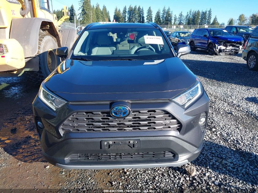 2019 Toyota Rav4 Hybrid Limited VIN: 2T3DWRFV1KW003835 Lot: 43417399