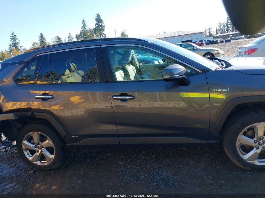 2019 Toyota Rav4 Hybrid Limited VIN: 2T3DWRFV1KW003835 Lot: 43417399