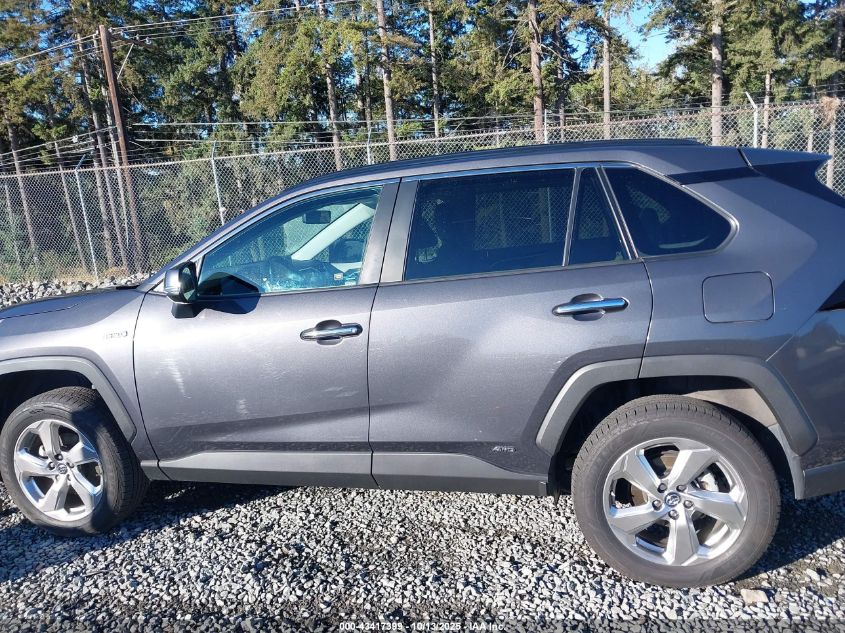 2019 Toyota Rav4 Hybrid Limited VIN: 2T3DWRFV1KW003835 Lot: 43417399