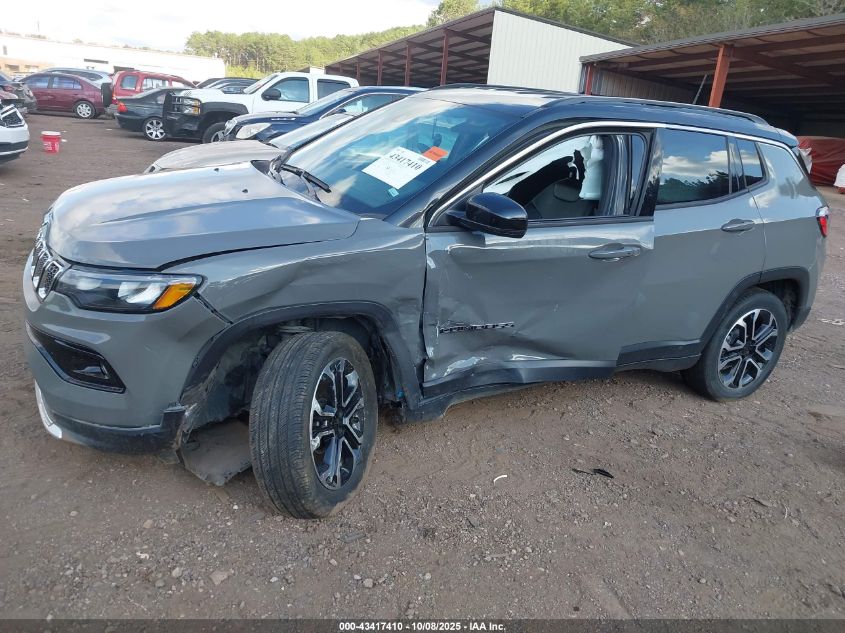 2023 Jeep Compass Limited 4X4 VIN: 3C4NJDCNXPT565368 Lot: 43417410