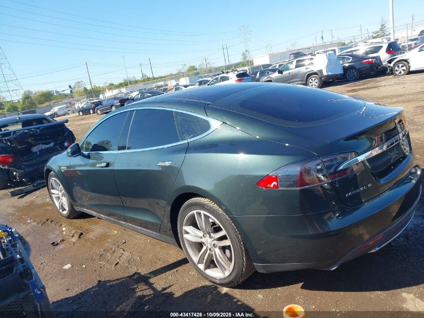 2013 Tesla Model S VIN: 5YJSA1DN1DFP27821 Lot: 43417426