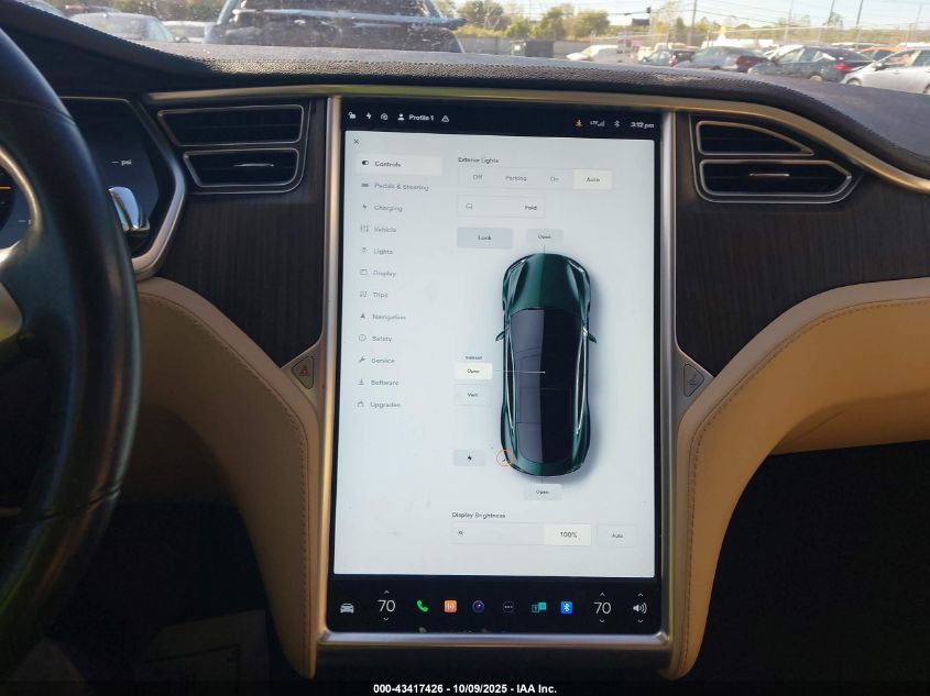 2013 Tesla Model S VIN: 5YJSA1DN1DFP27821 Lot: 43417426