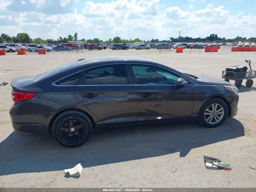 2017 Hyundai Sonata VIN: 5NPE24AF9HH492049 Lot: 43417427