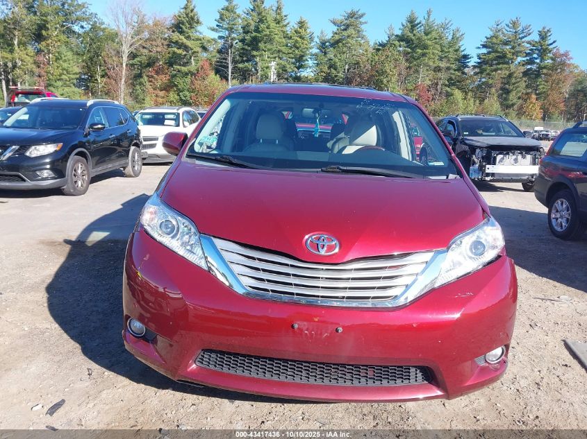 2012 Toyota Sienna Xle/Limited VIN: 5TDDK3DC3CS044206 Lot: 43417436