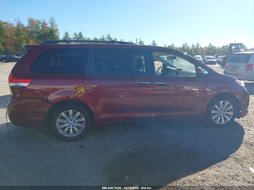 2012 Toyota Sienna Xle/Limited VIN: 5TDDK3DC3CS044206 Lot: 43417436