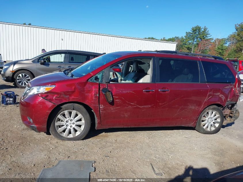 2012 Toyota Sienna Xle/Limited VIN: 5TDDK3DC3CS044206 Lot: 43417436