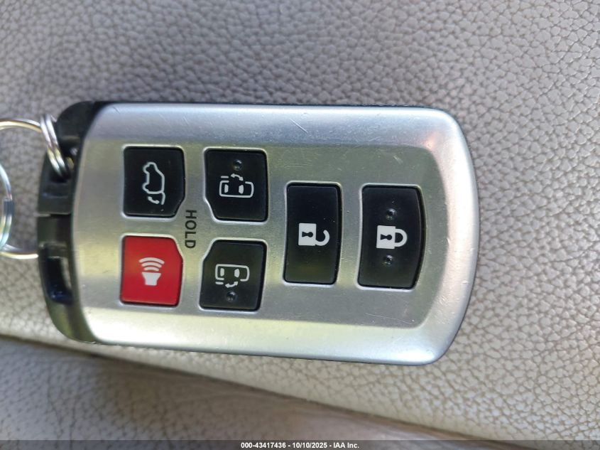 2012 Toyota Sienna Xle/Limited VIN: 5TDDK3DC3CS044206 Lot: 43417436